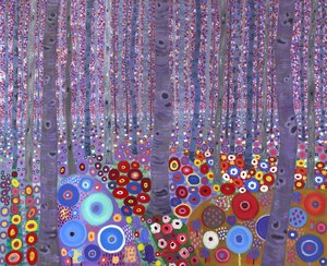 Klimts skov, 2010 (akryl på lærred)