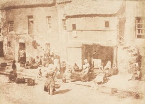 St. Andrews. North Street, Fishergate, 1843-47. Skabere: David Octavius Hill, Robert Adamson, Hill & Adamson. af Hill and Adamson