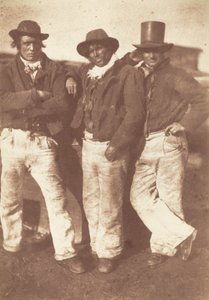 Alexander Rutherford, William Ramsay og John Linton, 1843-1847. Skaber: David Octavius Hill, Robert Adamson.