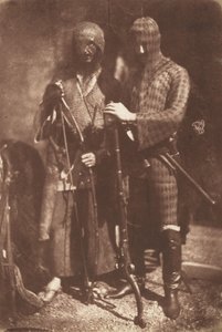 Afghansk eller tjerkessisk rustning,1843 (foto) af David Octavius Hill