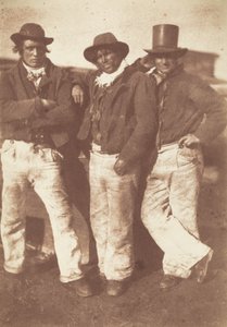 Alexander Rutherford, William Ramsay og John Linton,1843-1847 (foto) af David Octavius Hill