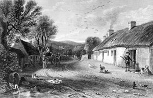Burns Cottage, illustration fra 