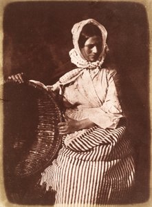 Mrs Hall, Newhaven, ca. 1843-47 (saltpapirsprint fra kalotypienegativ) (se også 224279, 224280)