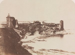 St. Andrews Castle, fra sydøst af David Octavius Hill