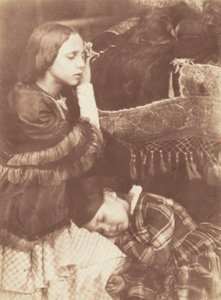 De tre sovende: Sophia Finlay, Harriet Farnie og Brownie, ca. 1845 (foto) af David Octavius Hill