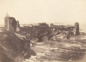 Slottet, St. Andrews af David Octavius Hill and Robert Adamson