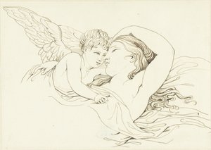 Liggende Venus met Cupido