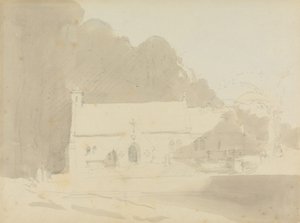 En landsbykirke af David Roberts