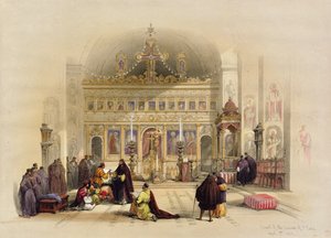 Kapel i klosteret St. Saba, 5. april 1839, fra bind II 