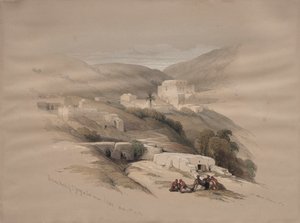 Christian Church of St. George i Ludd, oldtidens Lydda af David Roberts
