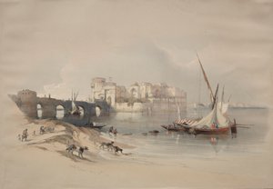 Citadellet af Sidon af David Roberts