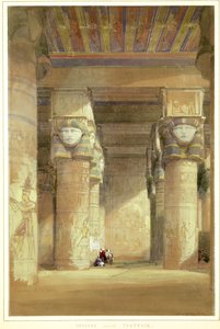 Dendera gamle Tentyris af David Roberts