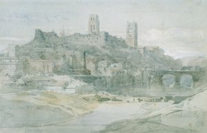 Durham, 1836 af David Roberts
