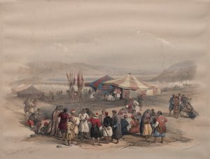 Pilgrimslejr, Jeriko af David Roberts