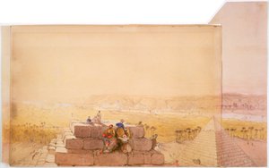 Pyramider, 1800-tallet af David Roberts