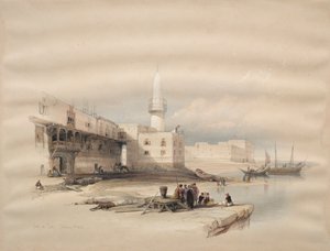 Kaj i Suez, 1839. af David Roberts