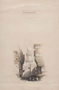 Gadebillede fra Kairo, Egypten af David Roberts