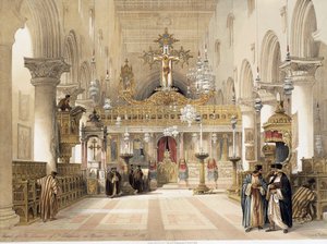 Saint Catherines kapel ved Mount Sinai Monastery, af David Roberts af David Roberts