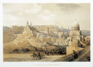 Kairos citadell, Mehemet Alis palads i "Det Hellige Land", London 1849. af David Roberts