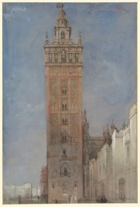 Giralda, Sevilla af David Roberts