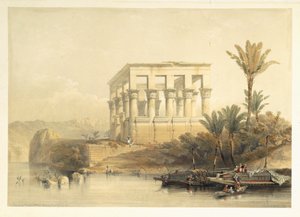 Hypaethral Temple i Philae, kaldet Faraos Seng, plade 65 fra bind II af 