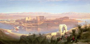 Øen Philae, Nubien af David Roberts