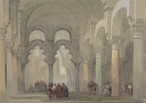 Moskeen i Córdoba af David Roberts