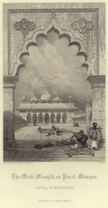 Moti Musjid i Agra af David Roberts