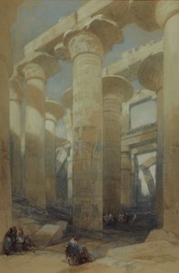 Templet, Karnak af David Roberts