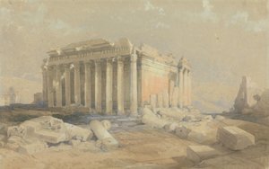 Baalbek-templet af David Roberts
