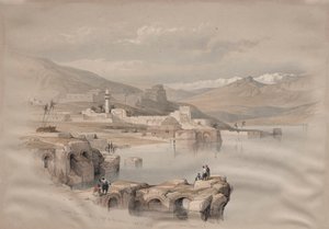 Tiberias, fra Murene, Sikkerhed i det fjerne af David Roberts