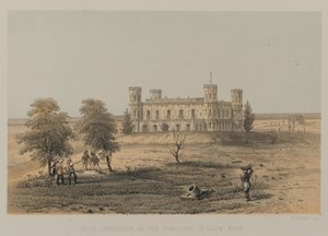 Interiør af Alambagh-komplekset, Lucknow af David Scott Lieutenant Colonel (after) Dodgson