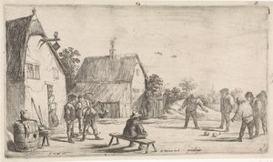 Landmænd spiller boule Open-air genrescener (serietitel)