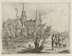 Slot ved vandet af David Teniers (II)
