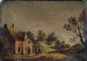 A Tavern at Night, 1600-tallet af David Teniers the Younger