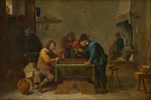 Backgammonspillere, ca. 1645 af David Teniers the Younger