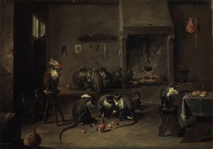 Aber i køkkenet, 1640
