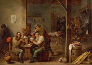Tavern Scene af David Teniers the Younger