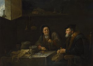 Lignelsen om den rige tåbe, 1648 af David Teniers the Younger