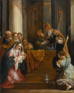 Præsentationen i templet af David Teniers the Younger