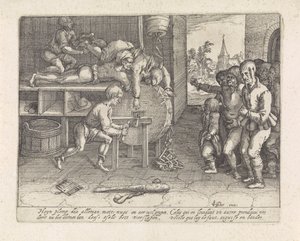 Bedrager straffer næse- og øreslibning af David Vinckboons (I) (possibly)
