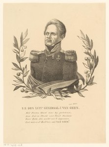 Portræt af Josephus Jacobus van Geen af David Welle
