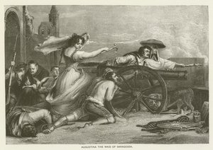 Augustina, tjenestepigen i Saragossa af David Wilkie