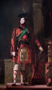 Kong George IV (olie på lærred) af David Wilkie