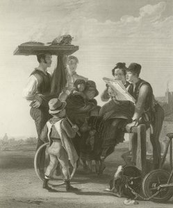 Læsning af nyhederne af David Wilkie