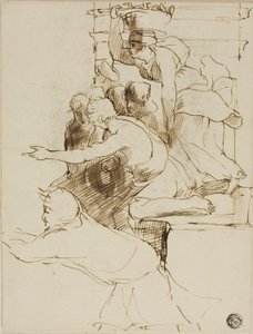 Skitse fra Escurial af David Wilkie