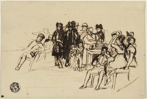 Undersøgelse for højre gruppe af David Wilkie