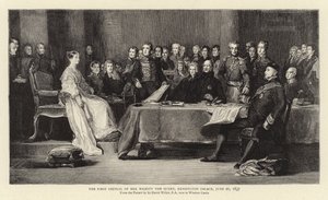 Hendes Majestæt Dronningens første råd, Kensington Palace, 20. juni 1837