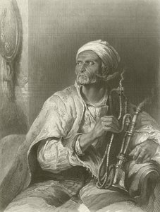 Hooka-Badar af David Wilkie