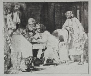 Den tabte kvittering, 1824. af David Wilkie